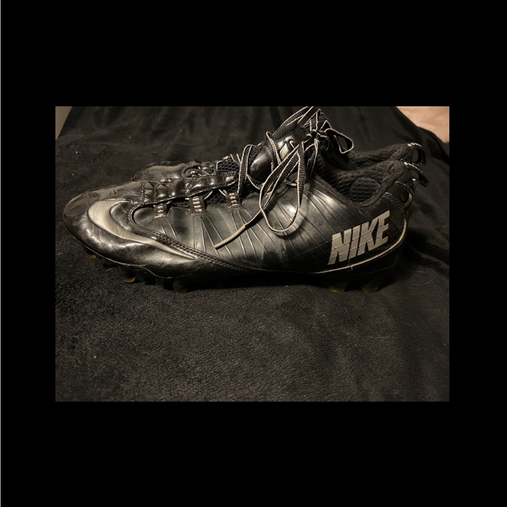Nike Zoom Vapor Carbon Fly 2.0 Flywire TD Football Cleats Black/White SZ 11.5